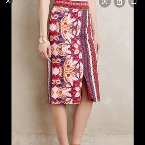 Gorgeous Anthropologie Pencil Skirt